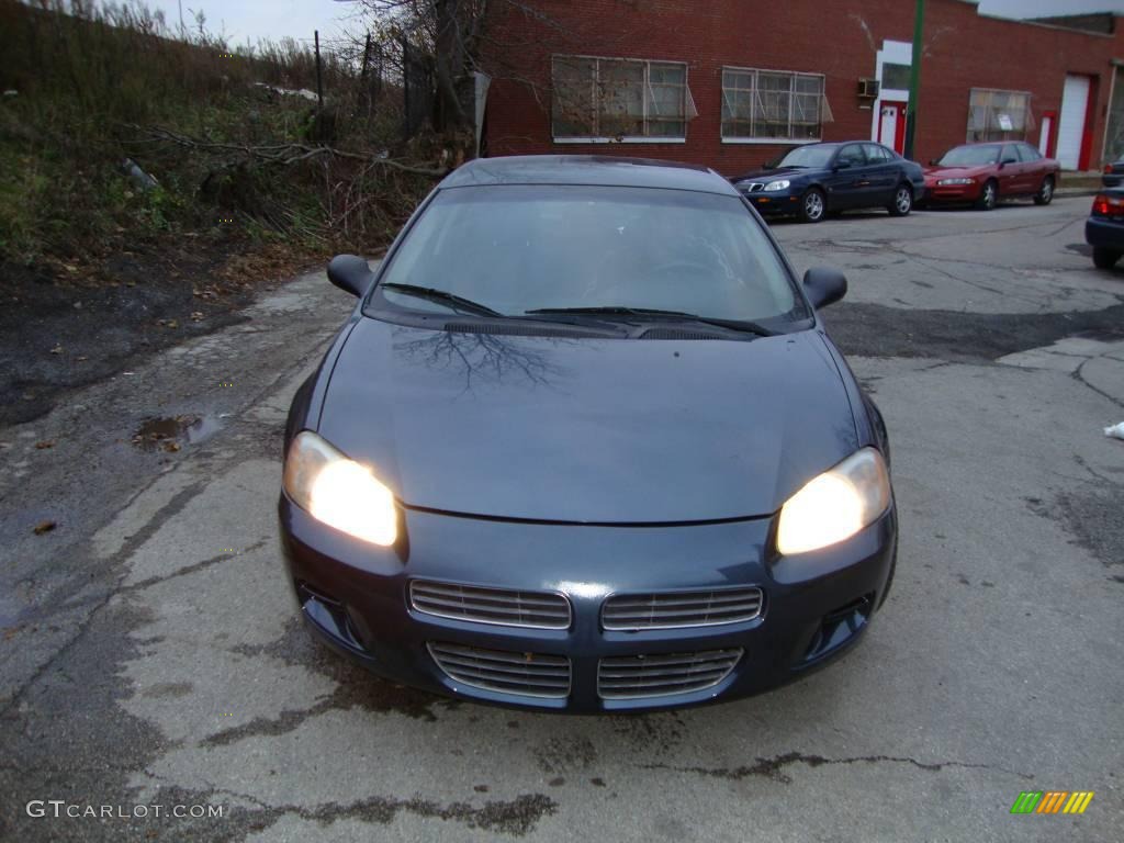 2001 Stratus SE Sedan - Deep Sapphire Blue Pearl / Dark Slate Gray photo #1