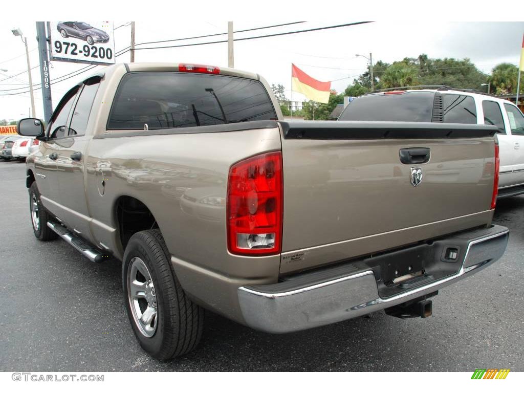 2006 Ram 1500 ST Quad Cab - Light Khaki Metallic / Khaki Beige photo #10