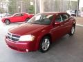 2010 Inferno Red Crystal Pearl Dodge Avenger R/T  photo #2