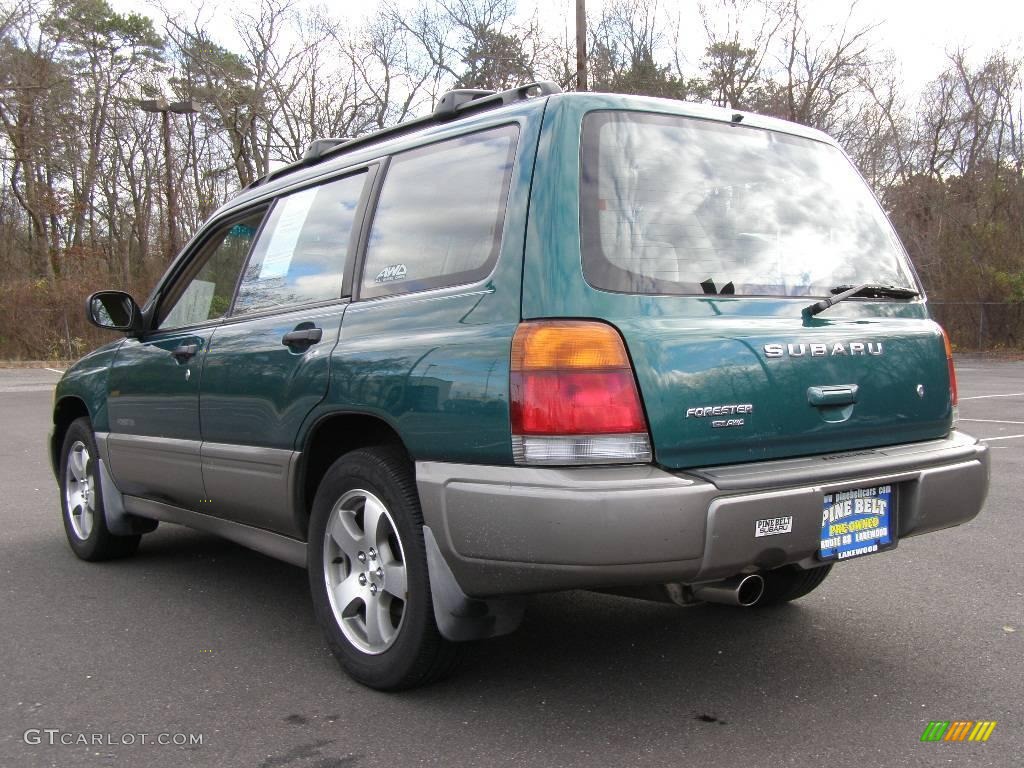 2000 Forester 2.5 S - Arcadia Green / Beige photo #4