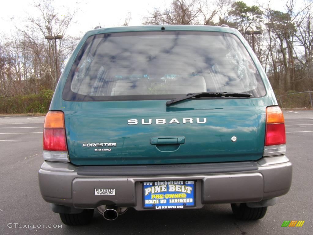 2000 Forester 2.5 S - Arcadia Green / Beige photo #5