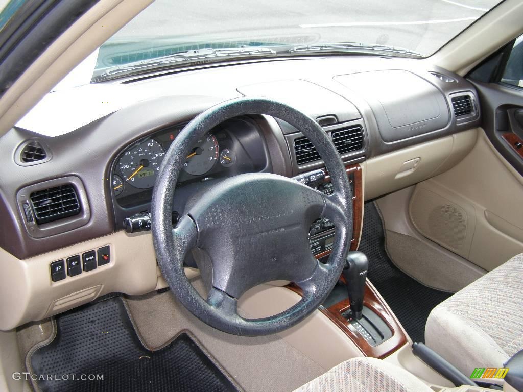 2000 Forester 2.5 S - Arcadia Green / Beige photo #7