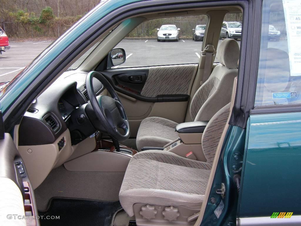 2000 Forester 2.5 S - Arcadia Green / Beige photo #9