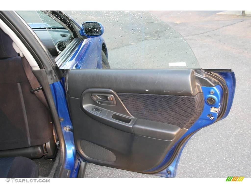 2002 Impreza WRX Wagon - WR Blue Pearl / Black photo #15