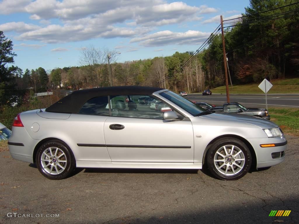 2004 9-3 Arc Convertible - Silver Metallic / Slate Gray photo #1