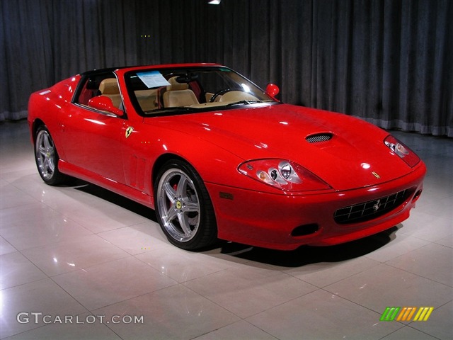 2005 575 Superamerica Roadster F1 - Red / Tan photo #3