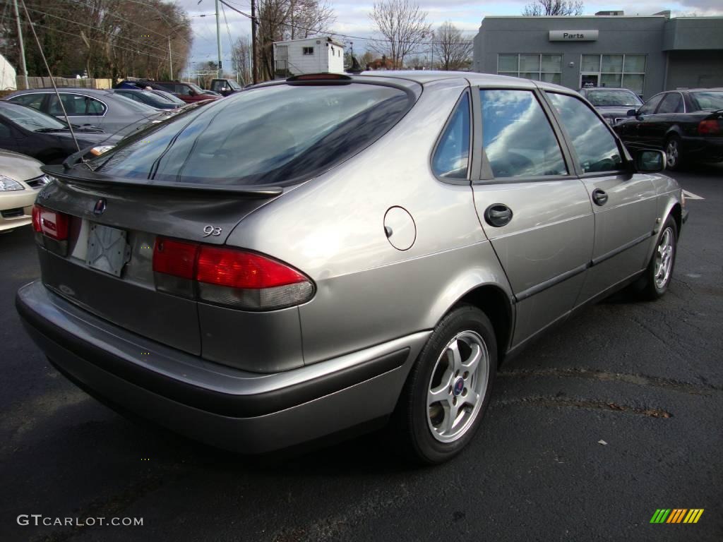 2001 9-3 Sedan - Steel Gray Metallic / Medium Gray photo #7