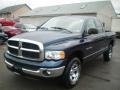 2003 Patriot Blue Pearl Dodge Ram 1500 SLT Quad Cab 4x4  photo #1