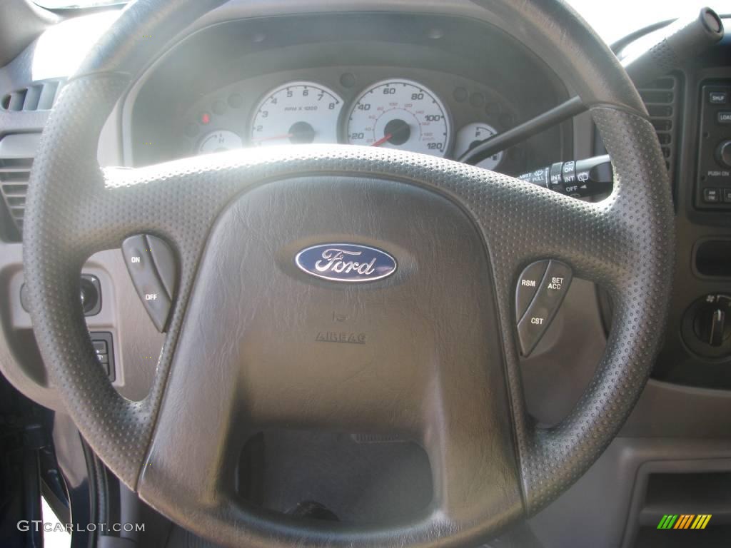 2002 Escape XLT V6 4WD - True Blue Metallic / Medium Graphite photo #10