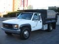 Summit White - Sierra 3500 SL Regular Cab Chassis Dump Truck Photo No. 2