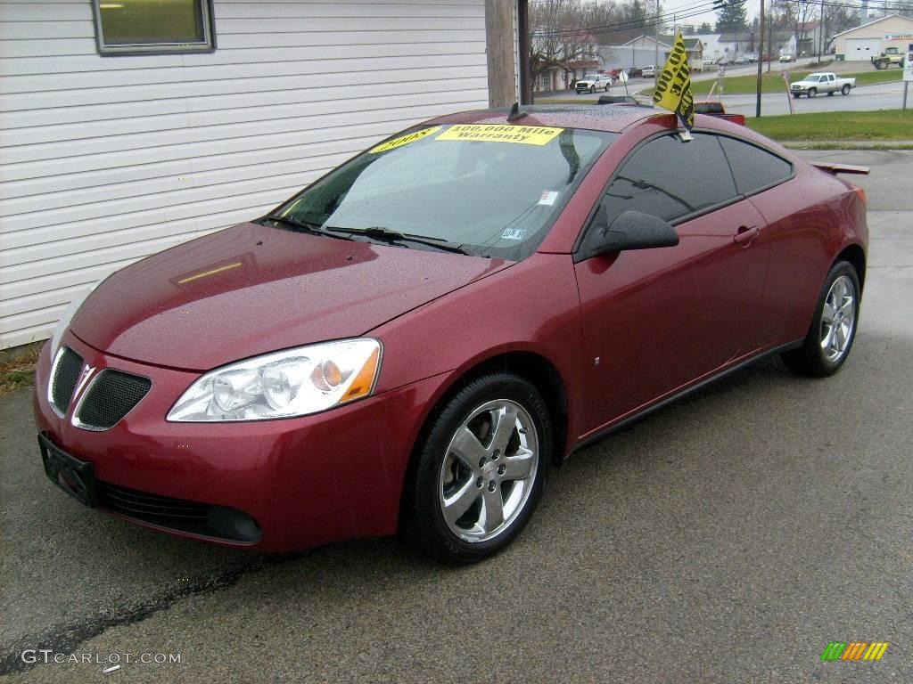 2008 G6 GT Coupe - Performance Red Metallic / Ebony Black photo #1