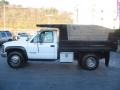 Summit White - Sierra 3500 SL Regular Cab Chassis Dump Truck Photo No. 3