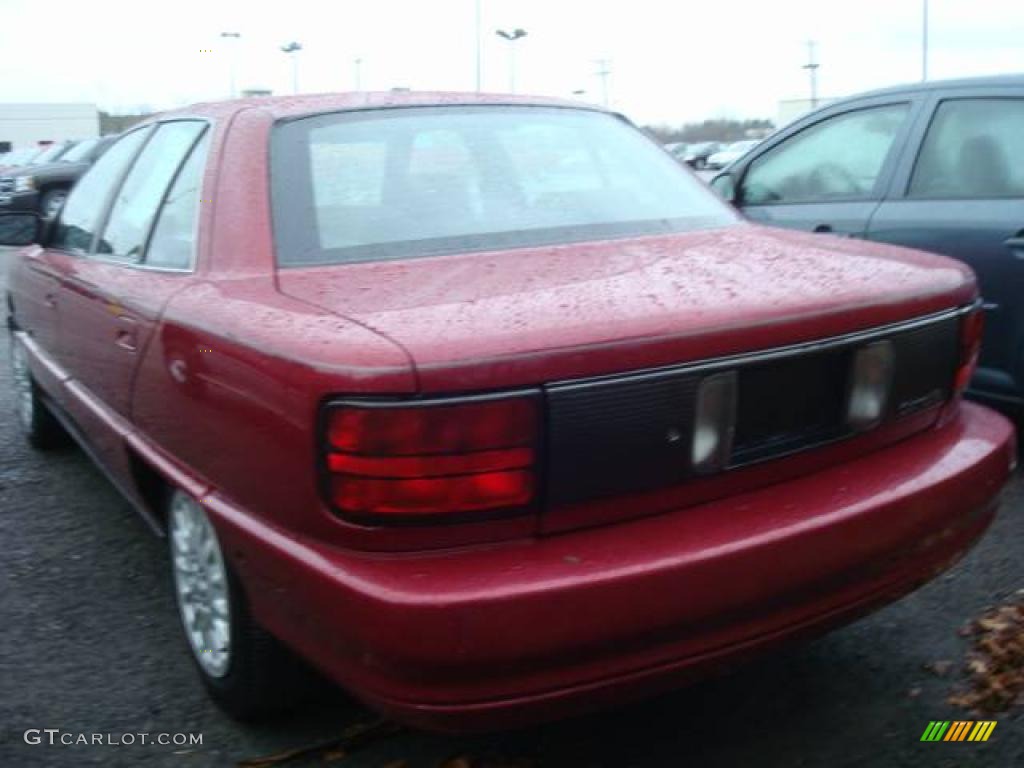 1996 Achieva SL Sedan - Bright Red / Black photo #4