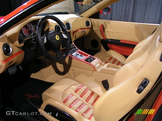 2005 575 Superamerica Roadster F1 - Red / Tan photo #6