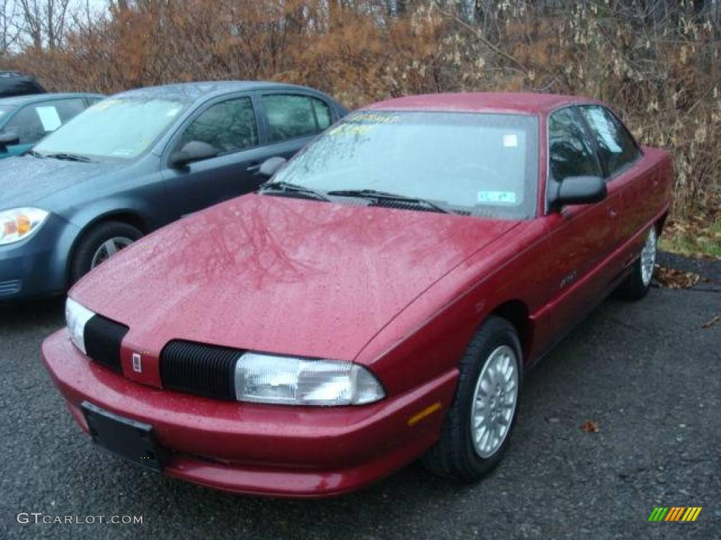 1996 Achieva SL Sedan - Bright Red / Black photo #5