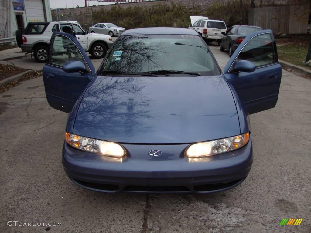 1999 Alero GL Sedan - Opal Blue Metallic / Neutral photo #1