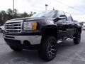 2010 Onyx Black GMC Sierra 1500 SLE Crew Cab 4x4  photo #4