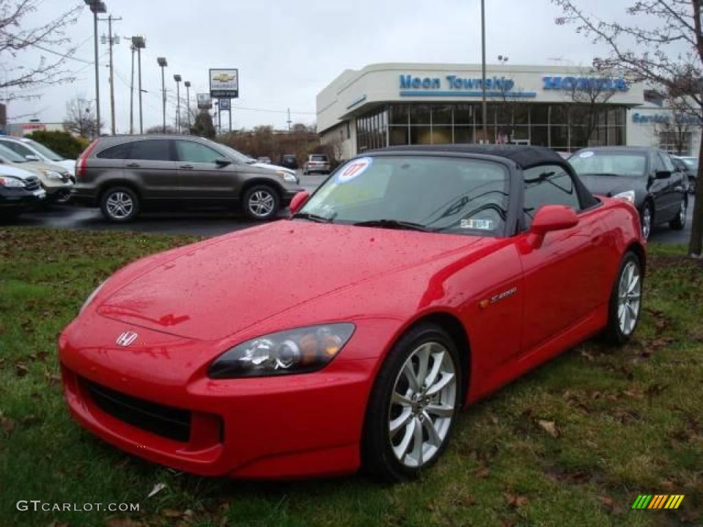 2007 S2000 Roadster - New Formula Red / Black photo #1