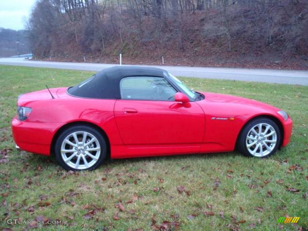 2007 S2000 Roadster - New Formula Red / Black photo #6
