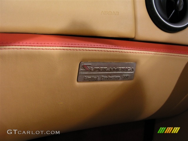 2005 575 Superamerica Roadster F1 - Red / Tan photo #13