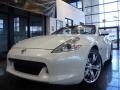2010 Pearl White Nissan 370Z Sport Touring Roadster  photo #3