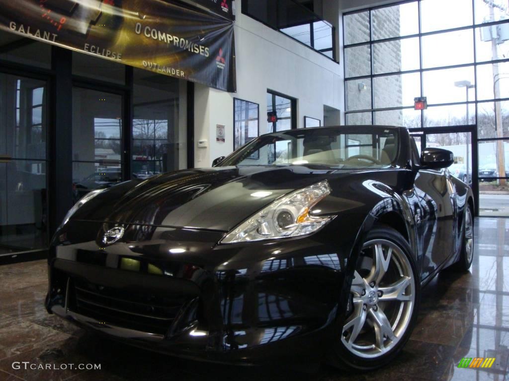 2010 370Z Sport Touring Roadster - Magnetic Black / Black Leather photo #1