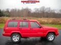 2001 Flame Red Jeep Cherokee Classic 4x4  photo #1