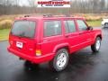 2001 Flame Red Jeep Cherokee Classic 4x4  photo #2
