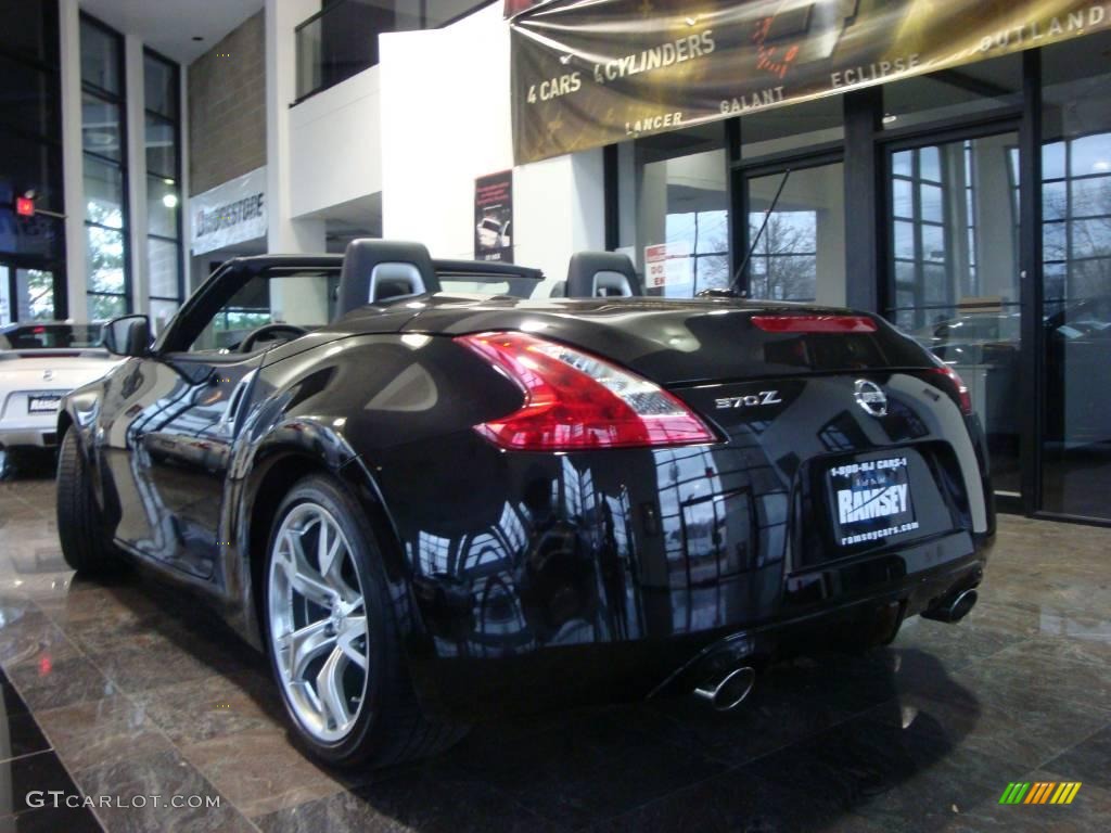 2010 370Z Sport Touring Roadster - Magnetic Black / Black Leather photo #7