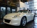 2010 Pearl White Nissan 370Z Sport Touring Roadster  photo #14