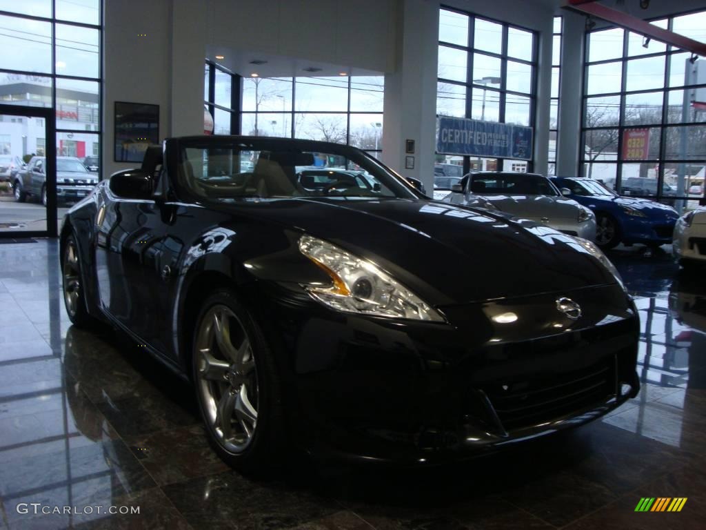 2010 370Z Sport Touring Roadster - Magnetic Black / Black Leather photo #12