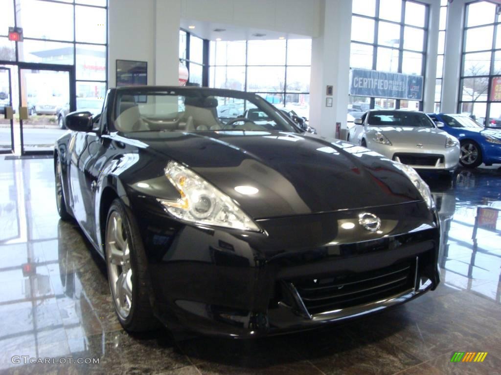 2010 370Z Sport Touring Roadster - Magnetic Black / Black Leather photo #13