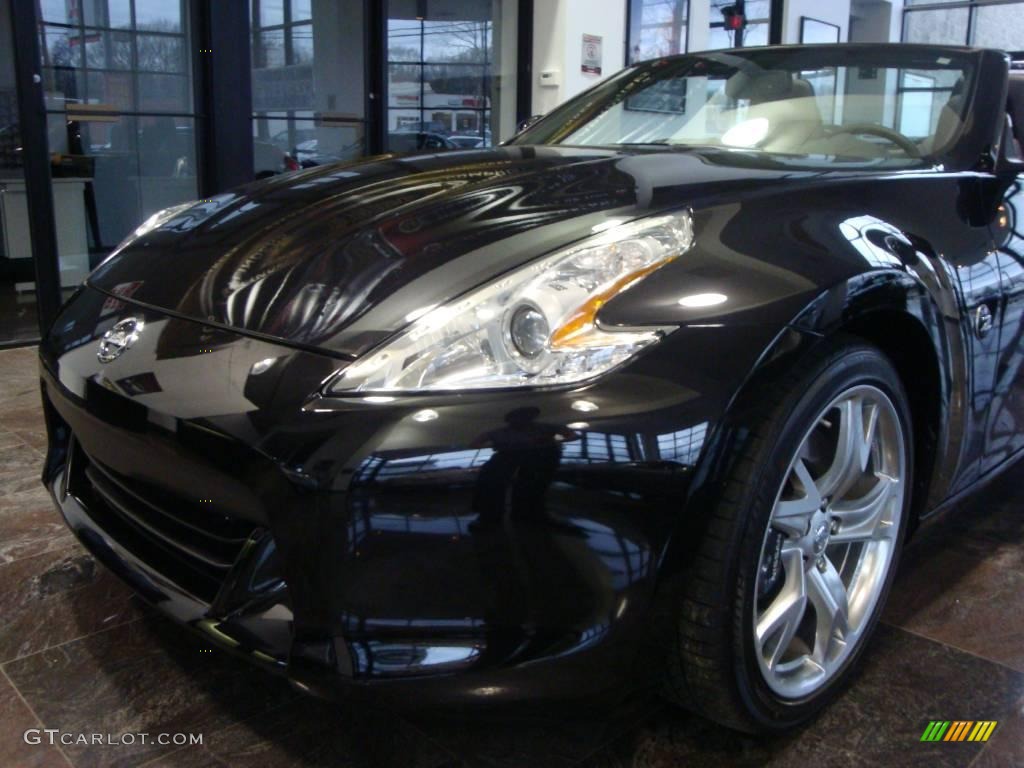 2010 370Z Sport Touring Roadster - Magnetic Black / Black Leather photo #15