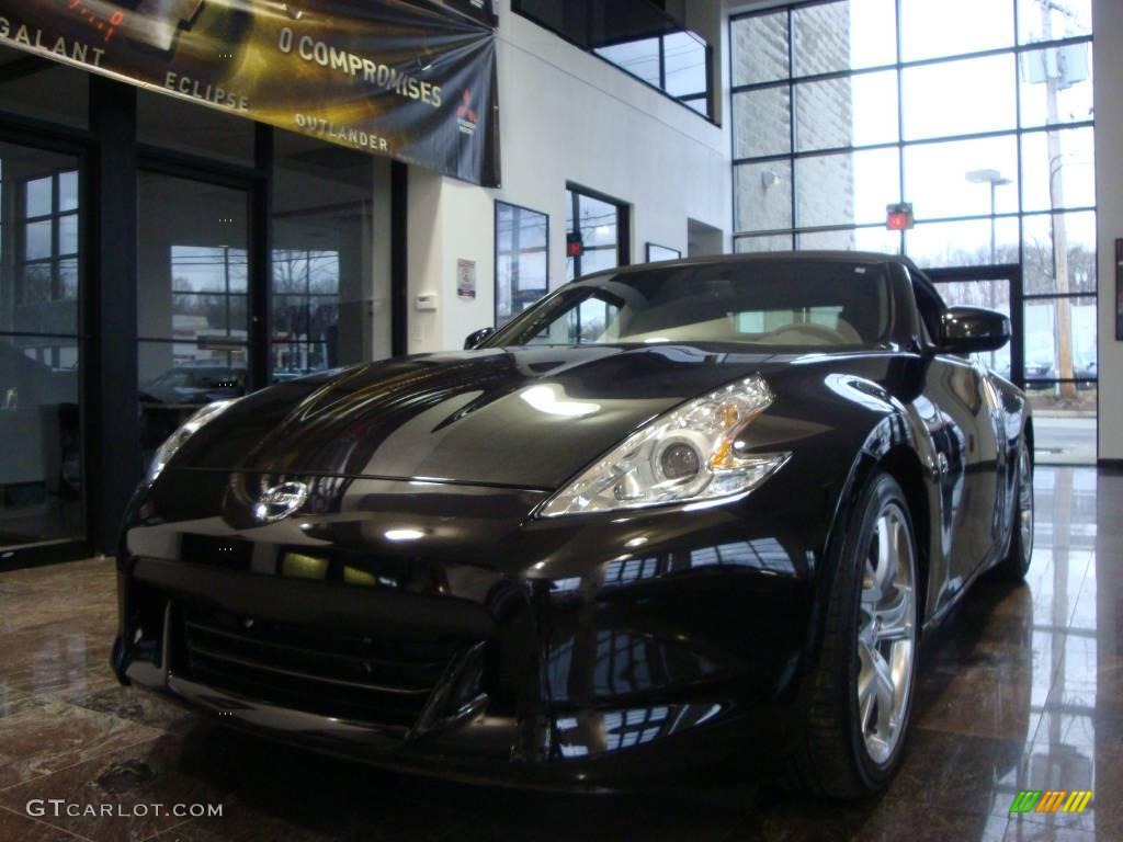 2010 370Z Sport Touring Roadster - Magnetic Black / Black Leather photo #23