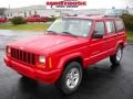 2001 Flame Red Jeep Cherokee Classic 4x4  photo #20