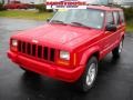 2001 Flame Red Jeep Cherokee Classic 4x4  photo #21
