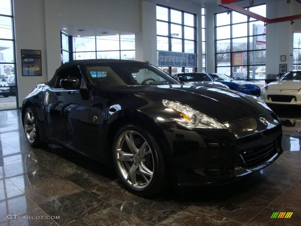 2010 370Z Sport Touring Roadster - Magnetic Black / Black Leather photo #30