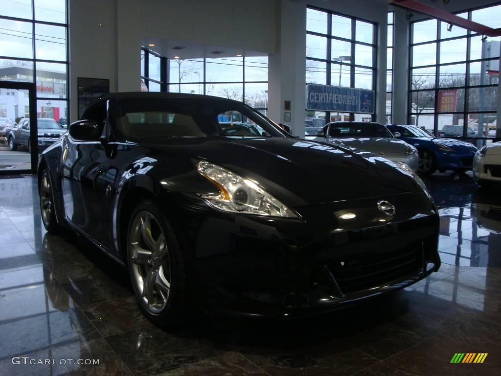 2010 370Z Sport Touring Roadster - Magnetic Black / Black Leather photo #31