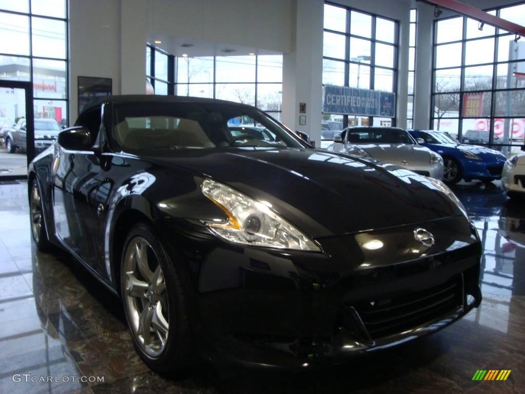 2010 370Z Sport Touring Roadster - Magnetic Black / Black Leather photo #32