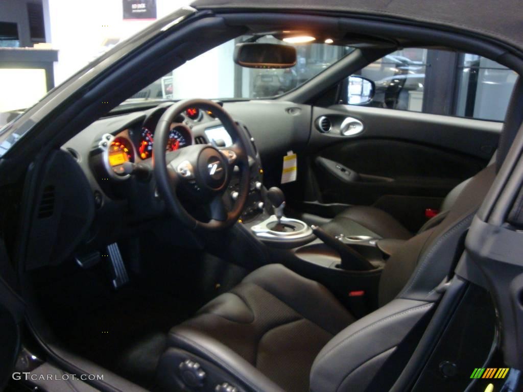 2010 370Z Sport Touring Roadster - Magnetic Black / Black Leather photo #42