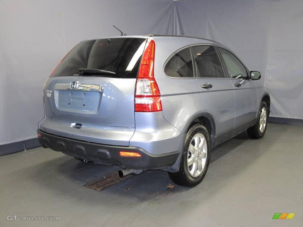 2008 CR-V EX 4WD - Glacier Blue Metallic / Gray photo #3