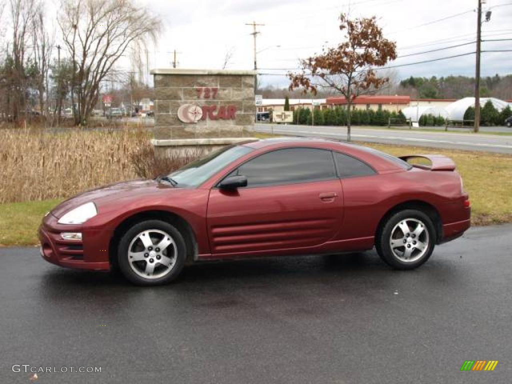 2003 Eclipse GS Coupe - Ultra Red Pearl / Midnight photo #1