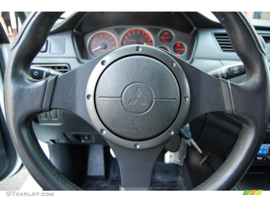 2006 Lancer Evolution IX RS - Wicked White / Black Alcantara photo #19