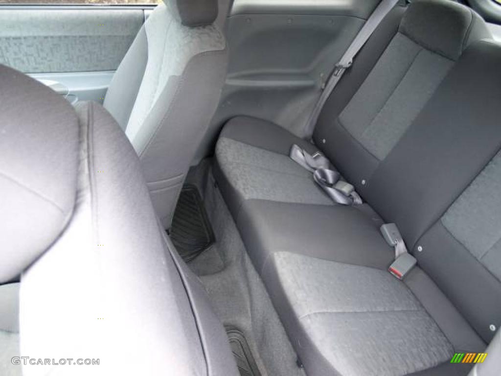 2005 Accent GLS Coupe - Ebony Black / Gray photo #10
