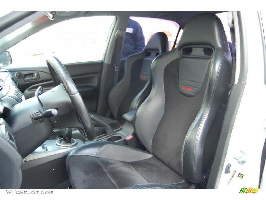 2006 Lancer Evolution IX RS - Wicked White / Black Alcantara photo #21