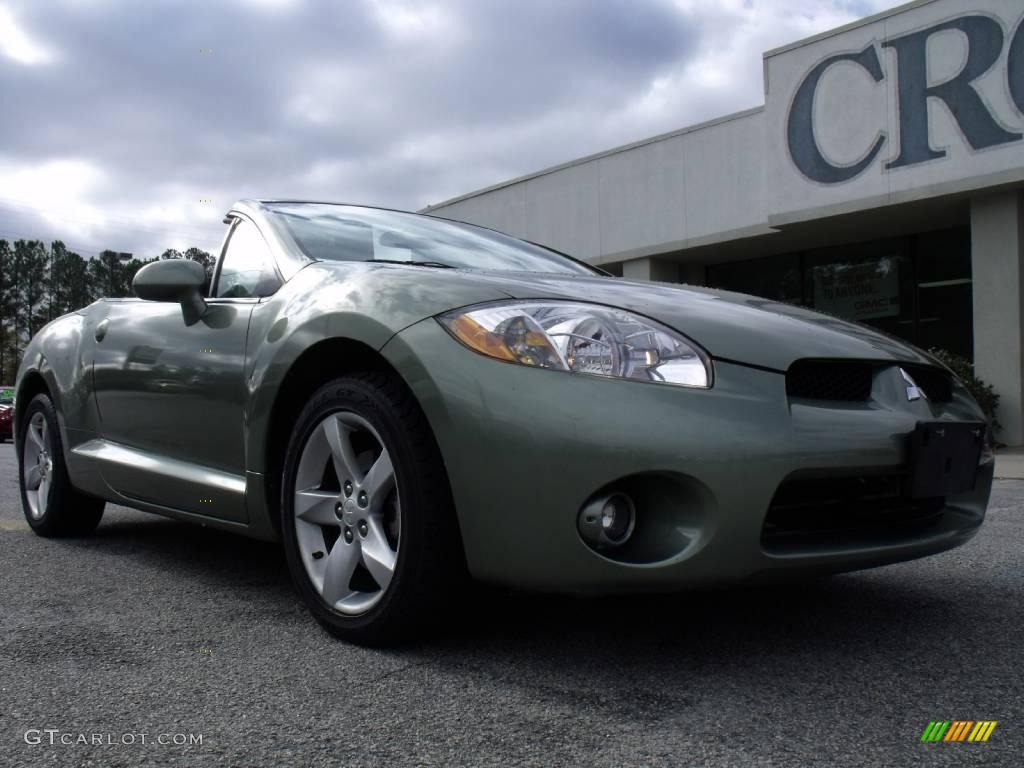 2008 Eclipse Spyder GS - Optimist Green Metallic / Dark Charcoal photo #2
