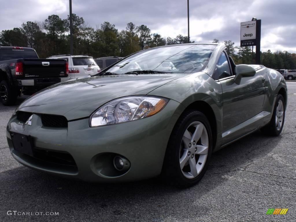 2008 Eclipse Spyder GS - Optimist Green Metallic / Dark Charcoal photo #4