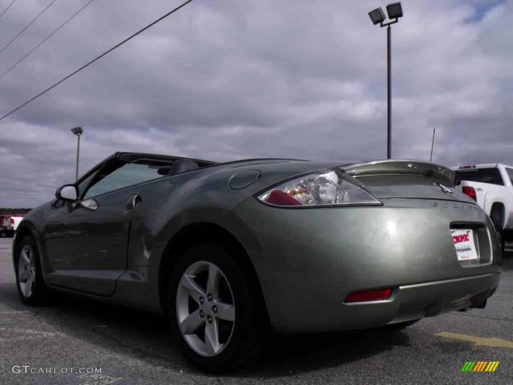2008 Eclipse Spyder GS - Optimist Green Metallic / Dark Charcoal photo #6