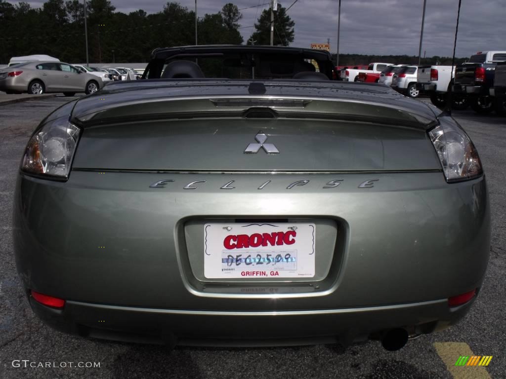 2008 Eclipse Spyder GS - Optimist Green Metallic / Dark Charcoal photo #7