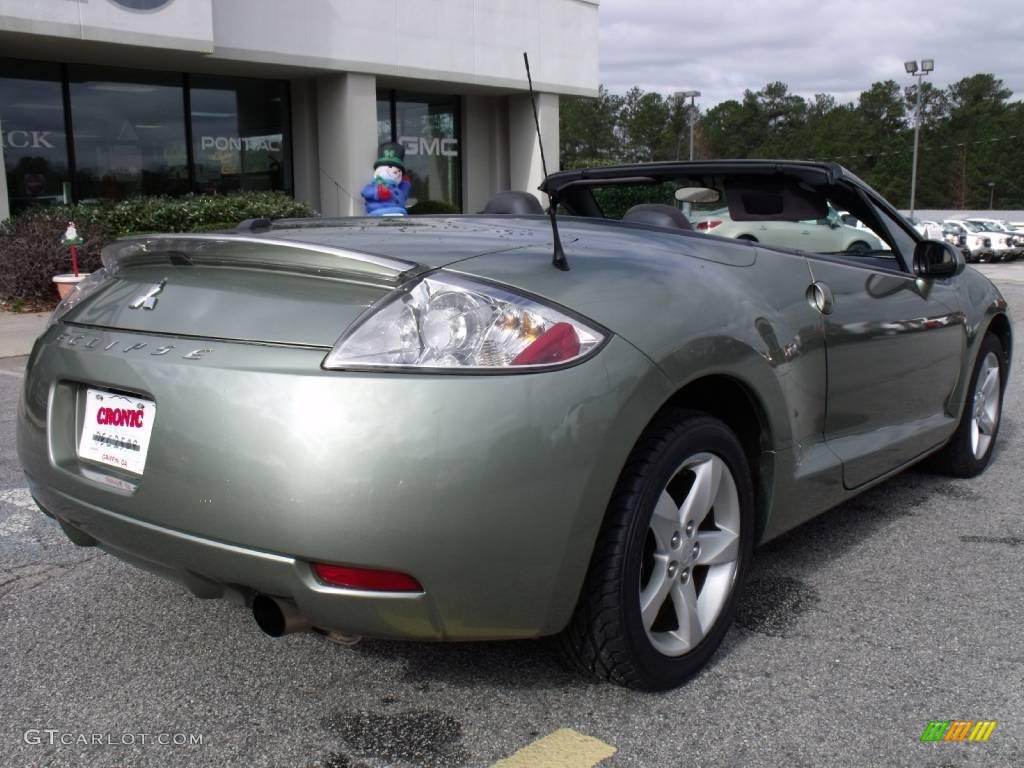 2008 Eclipse Spyder GS - Optimist Green Metallic / Dark Charcoal photo #8